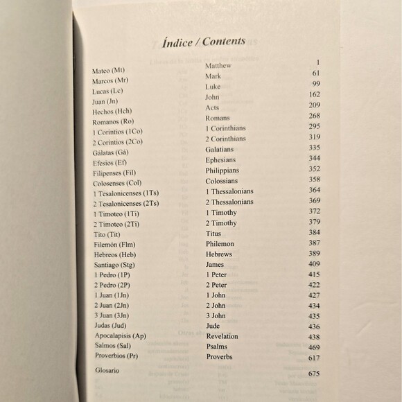 Spanish/English Parallel New Testament Psalms/Proverbs - Paperback - VERY GOOD - Picture 2 of 9